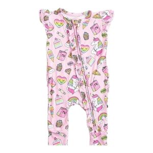Little Bum Bums Ruffle Romper Sweet Tooth| Size 0-3M